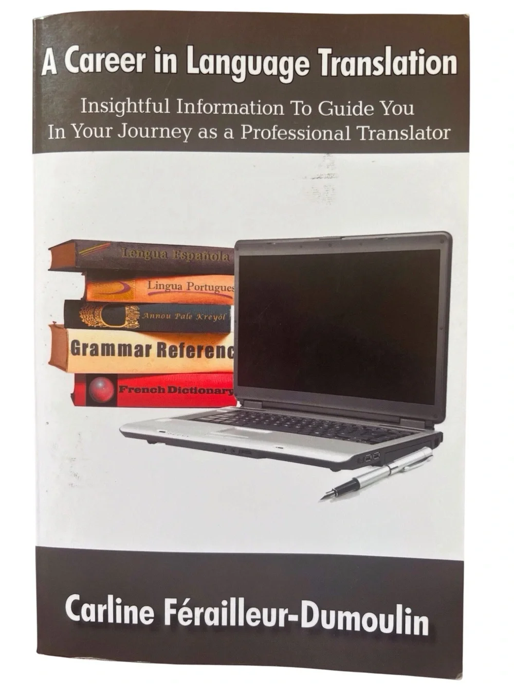 A Career in Language Translation - Laptop Image (Black)